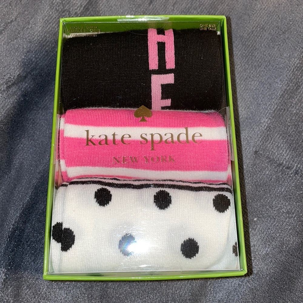 Kate Spade Socks (3 Pairs)